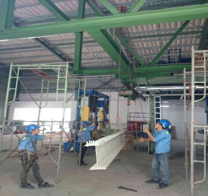 Thi công cẩu trục 5