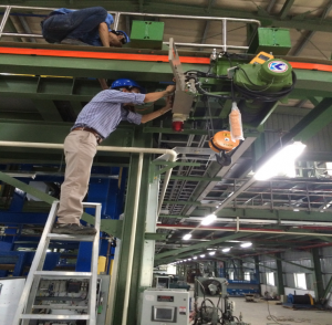 Thi công cẩu trục 6